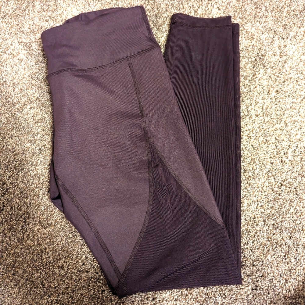 90Degree By Reflex Medium Deep Purple Leggings